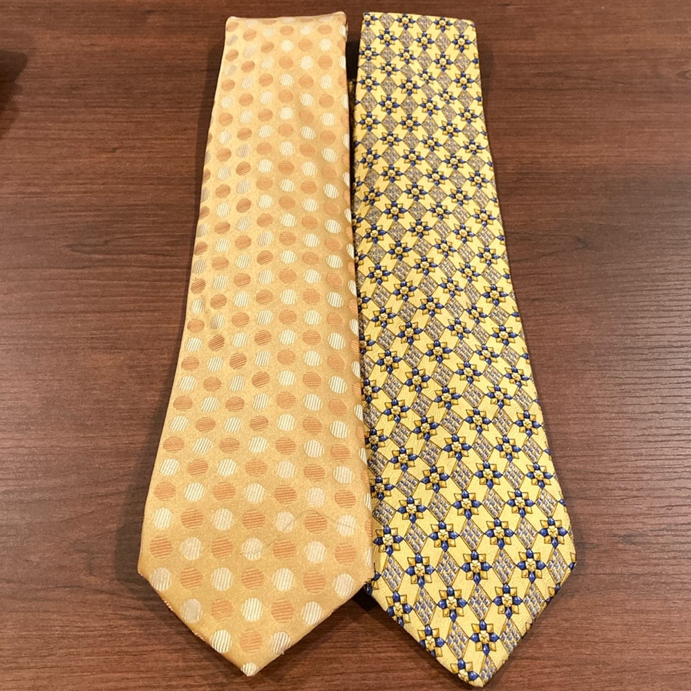 Yellow Designer Tie Bundle (2)